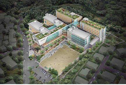 내년 3월 개교 예정인 종로구 명륜동의 서울국제고 조감도