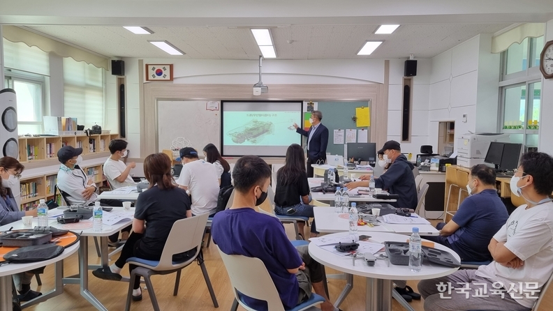 세종교총이 11일~12일 이틀 동안 장기초에서 진행한 '드론촬영 직무연수' 모습. 세종교총 제공