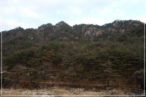 ▲ 절말에서 바라본 칠보산