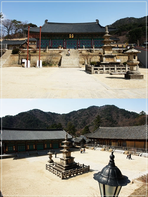 ▲ 대적광전과 3층석탑 주변 풍경