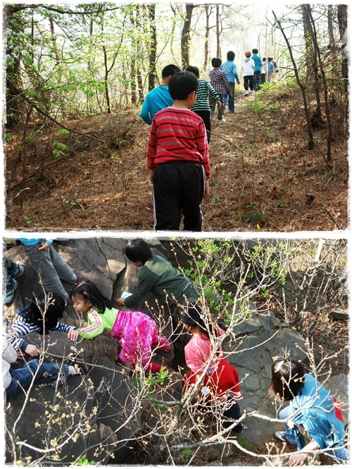 ▲ 평탄한길과 오르막길이 반복되고