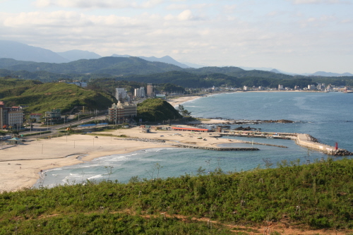 의상대에서 바라 본 바다
