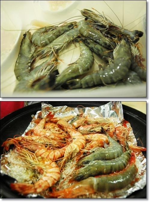 ▲ 자연산 대하의 소금구이