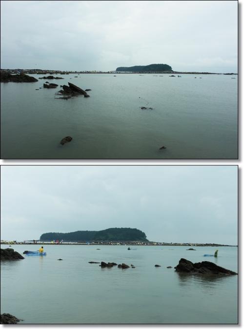 ▲ 서해바다, 신비의 바닷길, 석대도가 한폭의 그림이다