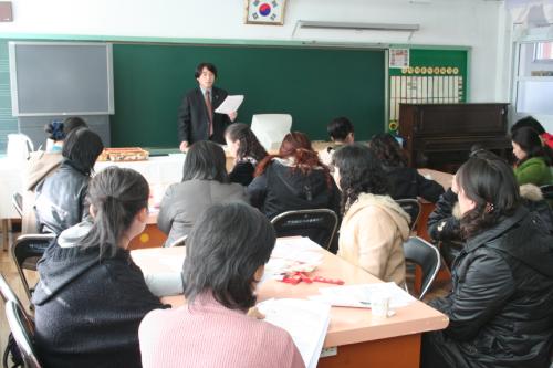 학교장의 전반적인 학교 운영 결과 소개