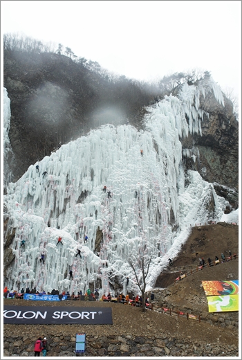 ▲ 빙벽장 풍경 1