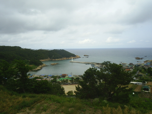 왜성에서 바라 본 바다