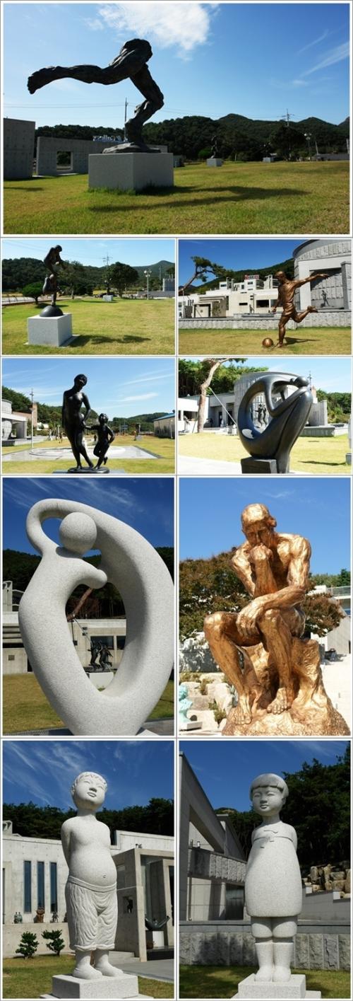 ▲ 휘목아트타운의 예술작품