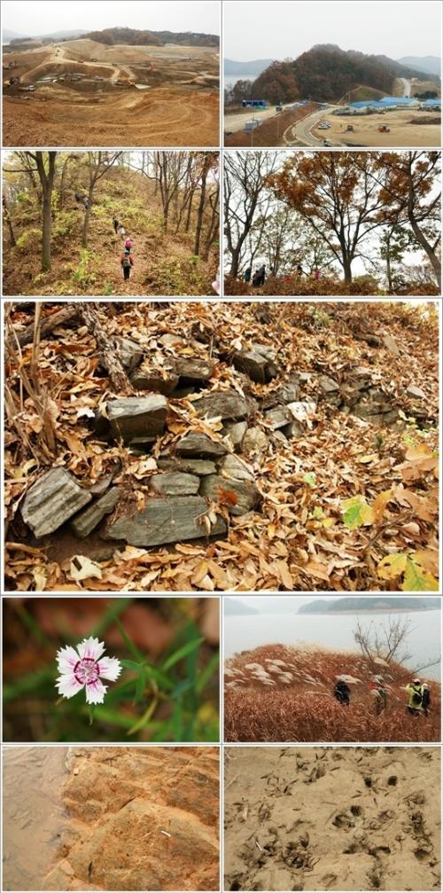 ▲ 대청호반 답사 풍경