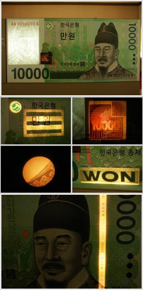 ▲ 위조방지기술의 발전