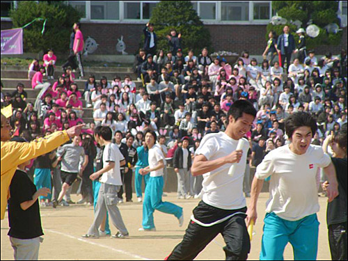 학년별 계주