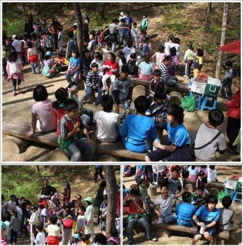 ▲ 양성산 등반 모습 2