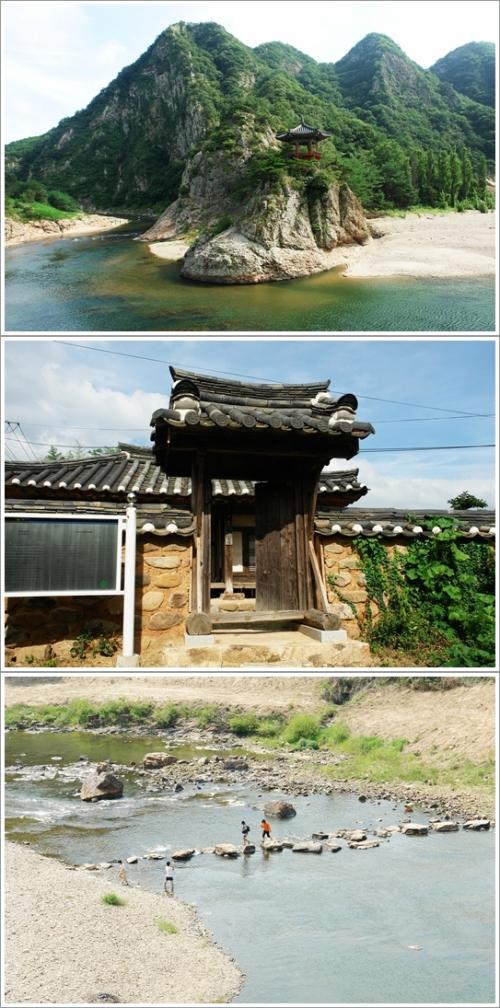 ▲ 월류봉과 한천정사