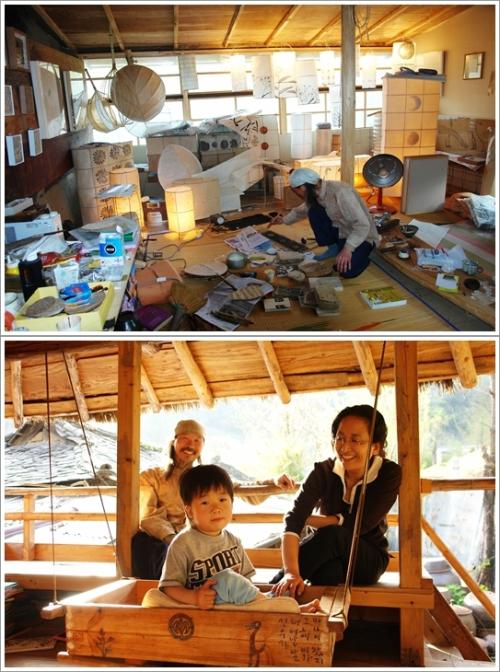 ▲ 한지공예가 이종국씨 가족
