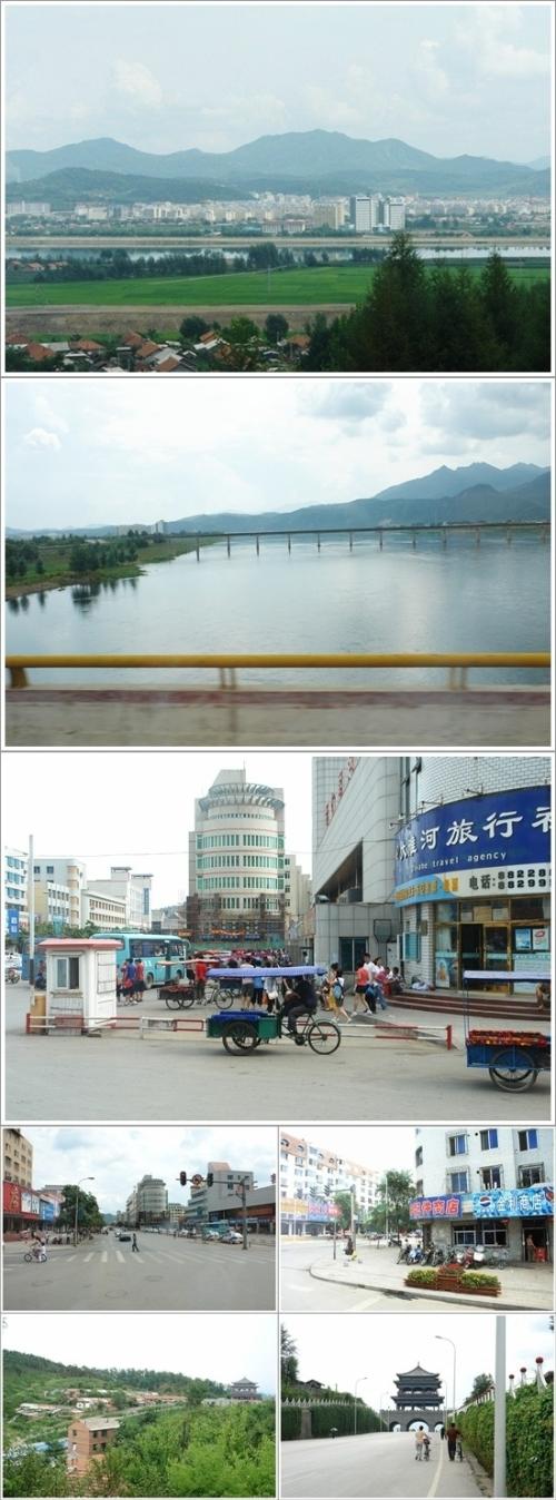 ▲ 환인시와 비루수 풍경