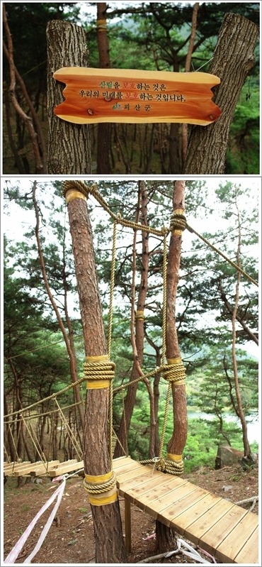 ▲ 자연훼손 방지에 신경 쓴 흔적