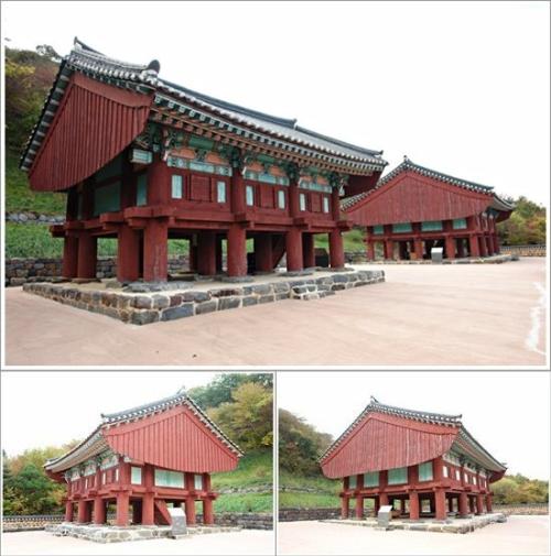 ▲ 적상산사고의 선원각과 실록각