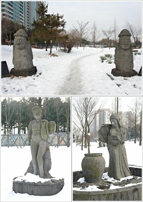 ▲ 효원공원의 제주거리