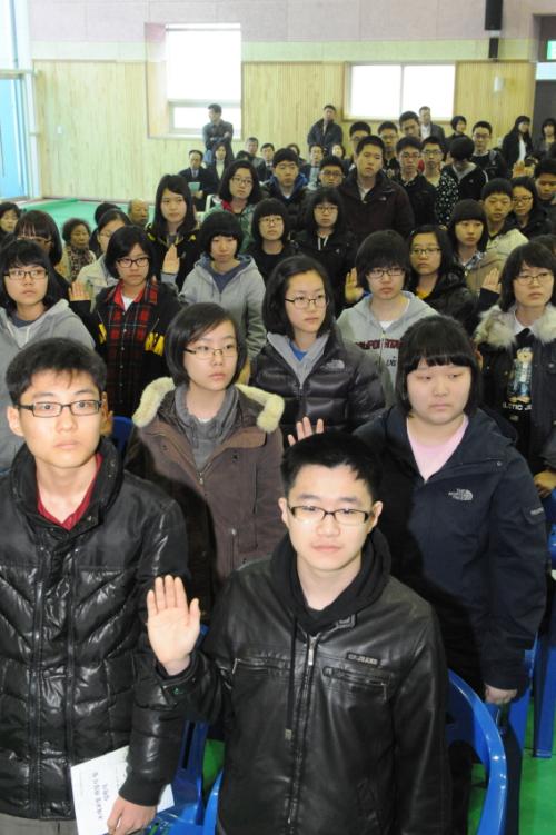 1학년 새내기들의 다짐