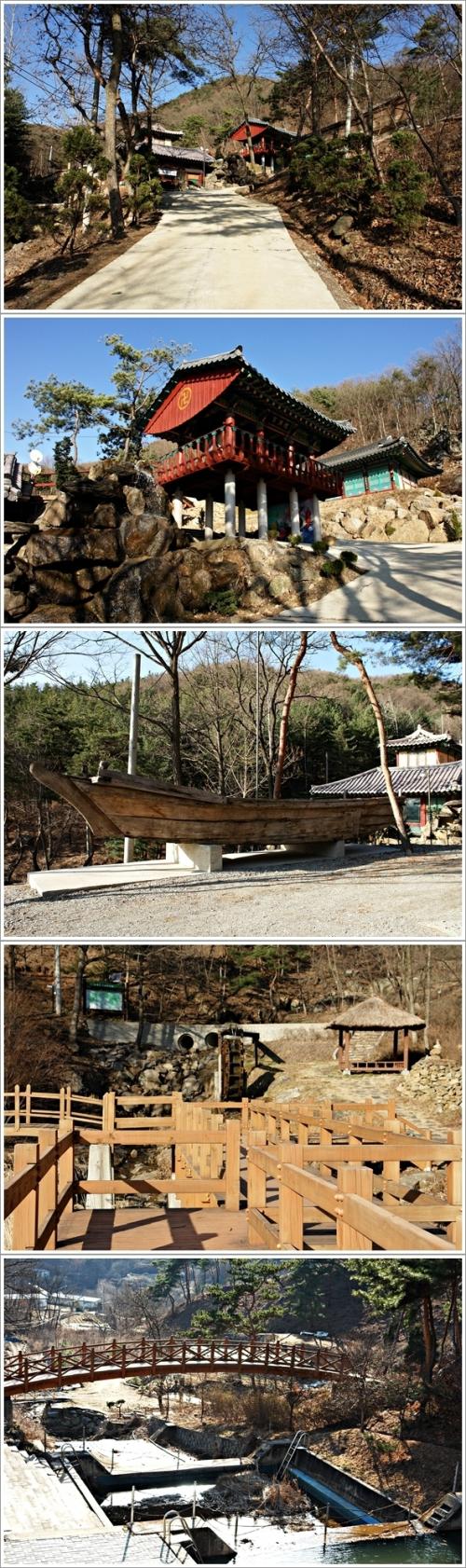 ▲ 고산사와 쉼터