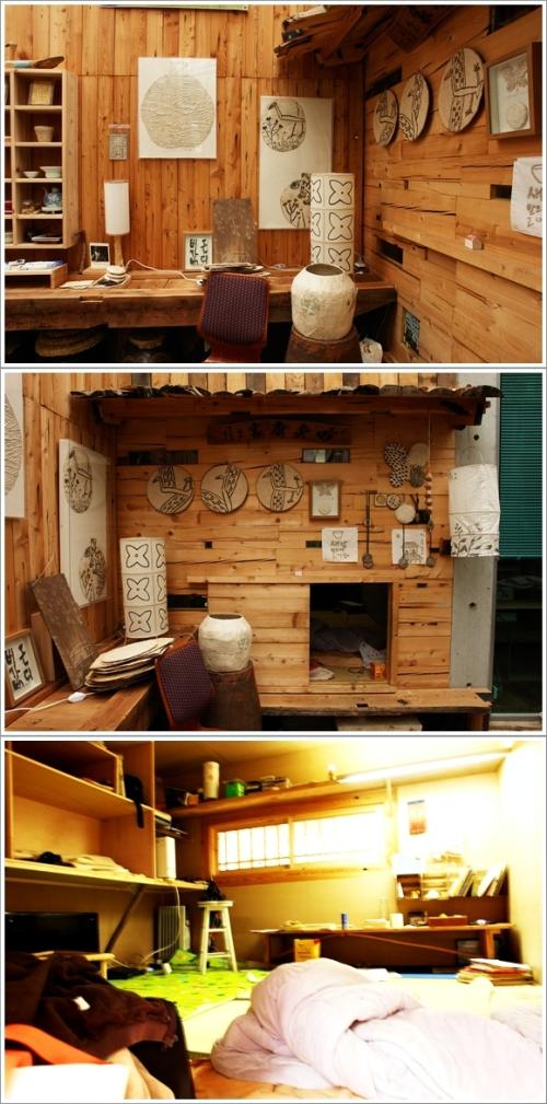 ▲ 작품전시 공간 안에 있는 방이 아늑하다