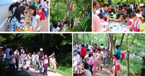 군산기계공업고등학교 '월명 트레킹 페스티벌' 진행 장면