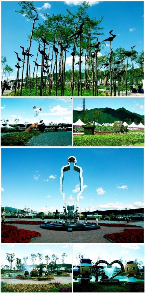 ▲ 상징광장과 주변 풍경