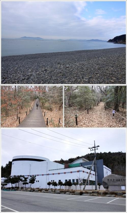 ▲ 구계등과 어촌민속전시관