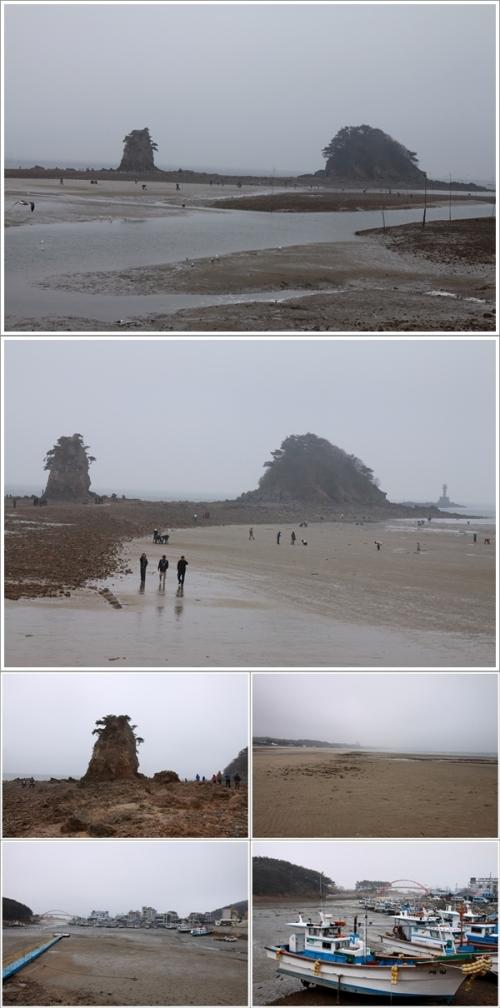 ▲ 꽃지해수욕장과 방포항