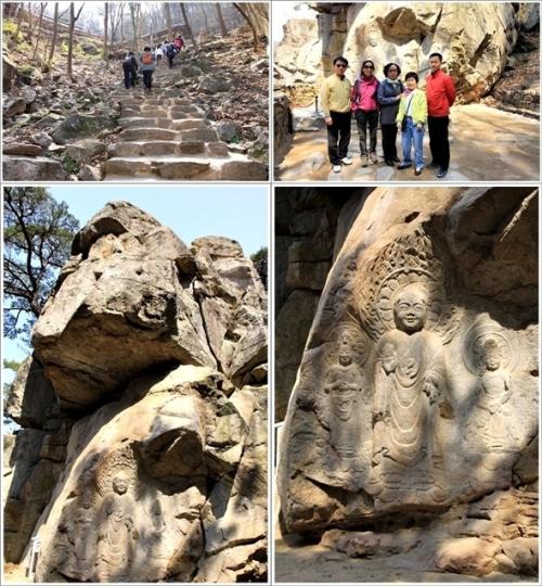 ▲ 서산마애삼존불상