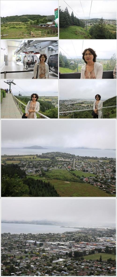 ▲ VIEW포인트에서 바라본 로토루아 전경