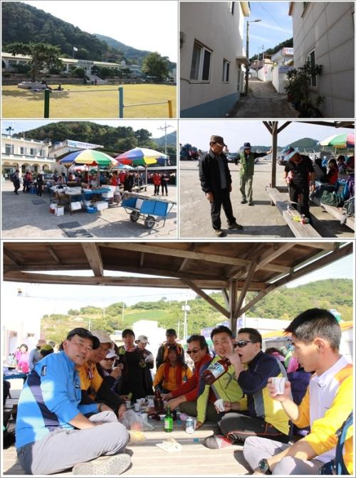 ▲ 연화분교장, 연화리와 선착장 주변 풍경