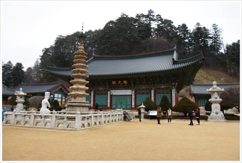 ▲ 적광전과 팔각구층석탑
