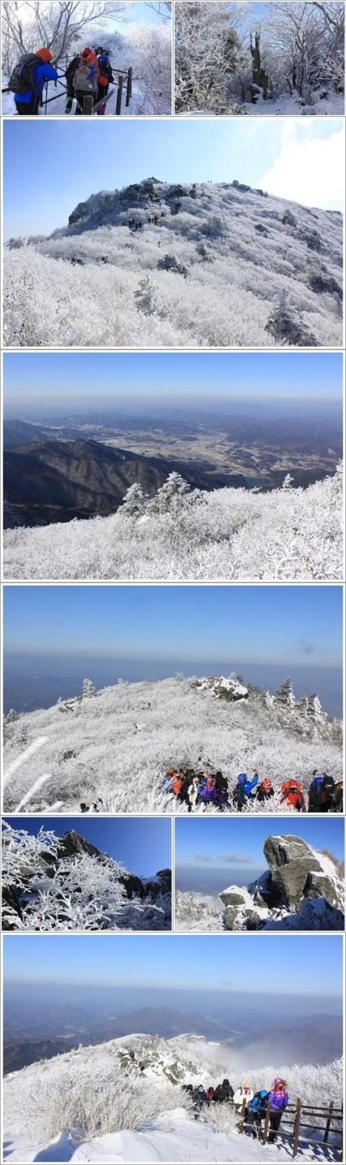 ▲ 설천봉에서 향적봉까지