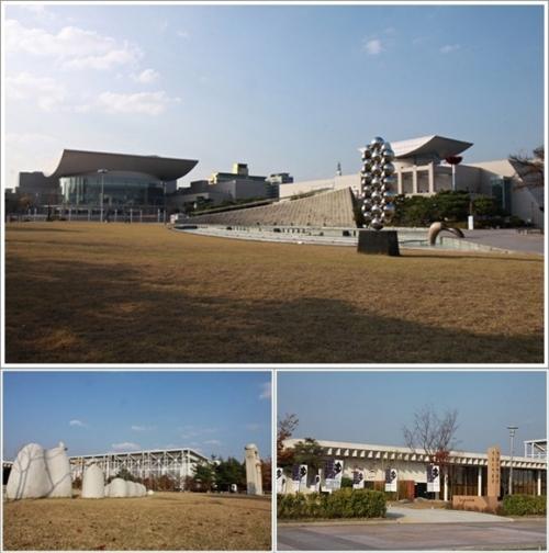 ▲ 문화예술의전당, 시립미술관과 이응노미술관