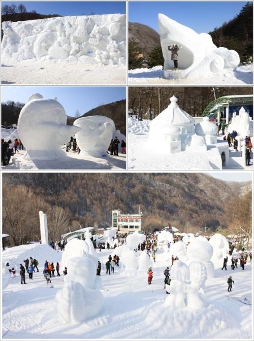 ▲ 눈꽃축제장