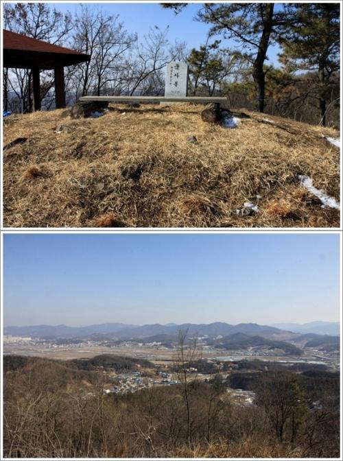 ▲ 국사봉과 국사봉에서 바라본 풍경