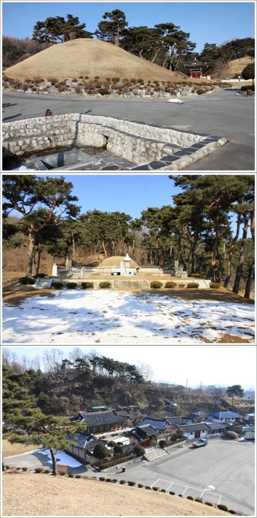 ▲ 한란묘소 및 신도비