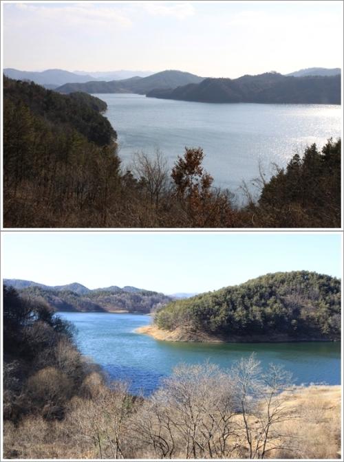 ▲ 후곡리의 도로를 달리면 대청호가 숨바꼭질을 한다.