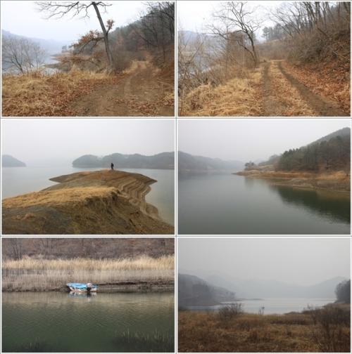 ▲ 숯고개까지의 대청호반 풍경