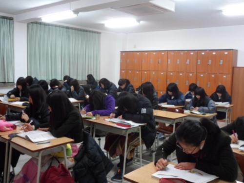 야간자율학습 1교시