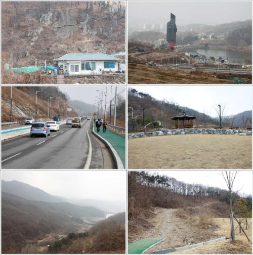 ▲ 명암저수지에서 옛길까지