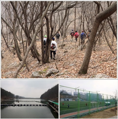 ▲ 옹달샘에서 명암저수지까지