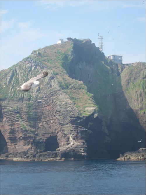 동도의 한반도 모양 지형