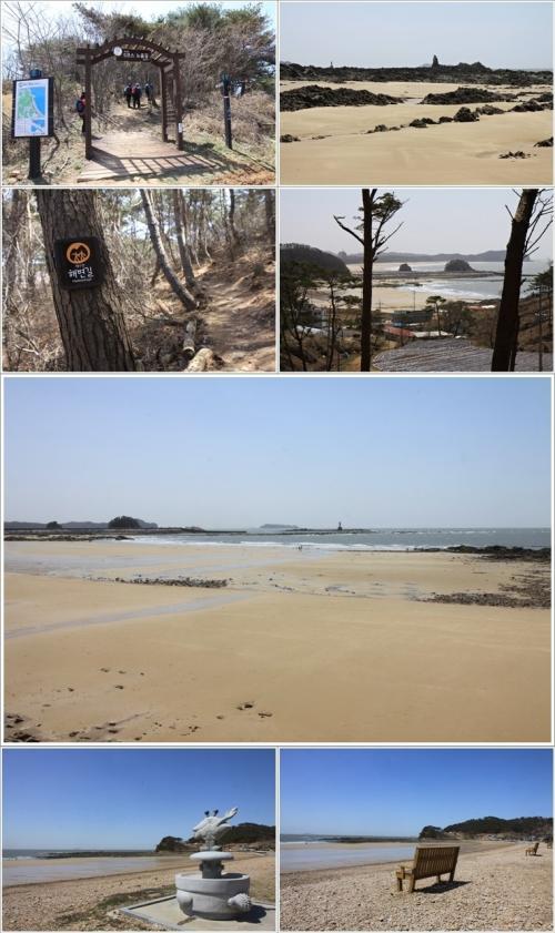▲ 두에기해변과 방포해변