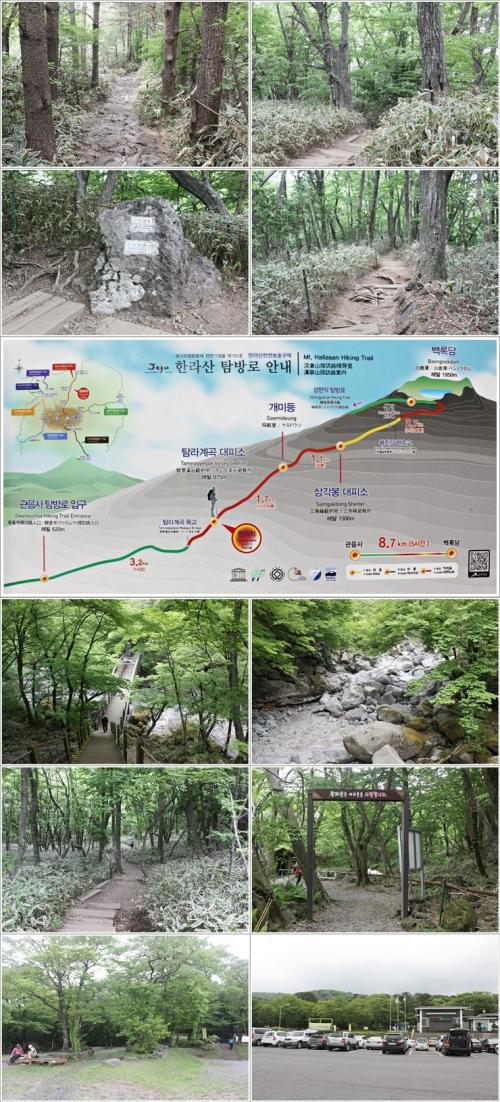 ▲ 개미등을 거쳐 관음사 탐방로 입구까지