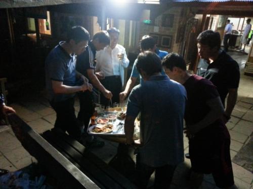 율전중학교 남친회. 대화와 소통의 중요한 통로다.