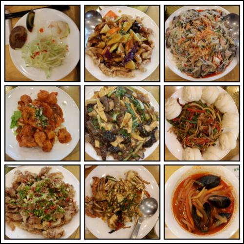 '도원'의 맛있는 정통중국요리들. 주방장의 자부심이 대단했다.