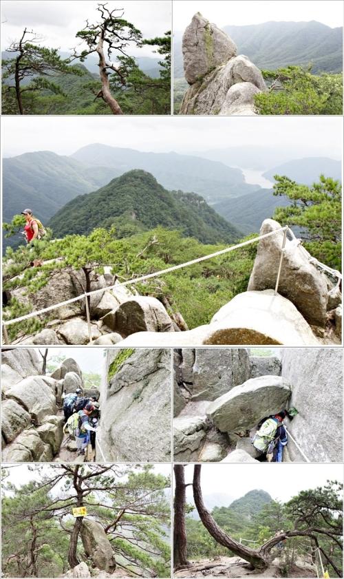▲ 정상에서 망부석기점까지