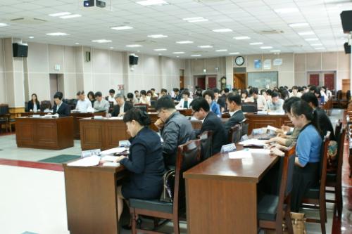 수원교육지원청의 청렴 중간보고회